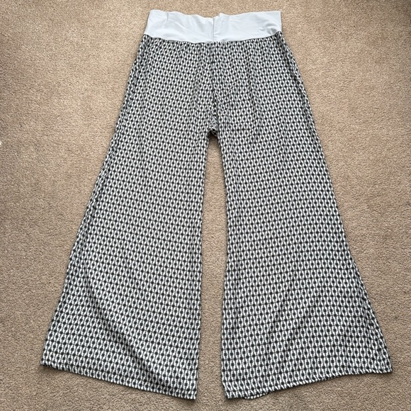 Bryn Walker Oscar Geo Wide Leg Italian Polyester Lightweight Pants Size XL - Picture 5 of 12